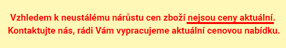 Ceny nejsou momentálně aktuální